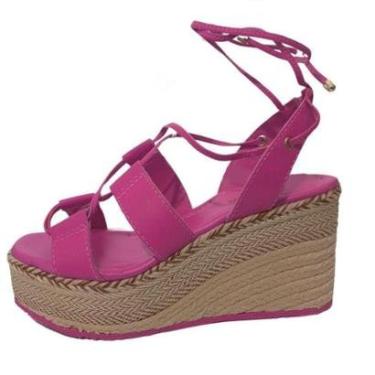 Imagem de Sandália Anabela Alta Bottero com Corda 344424-Feminino