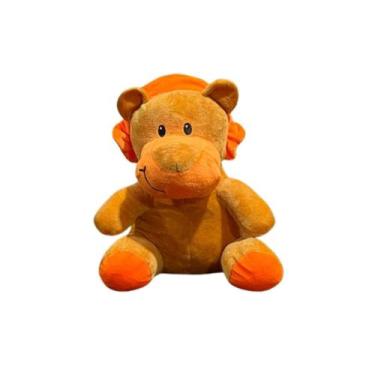 Imagem de Pelúcia Infantil 26cm Macio Hipoalergênico Unik, Leão