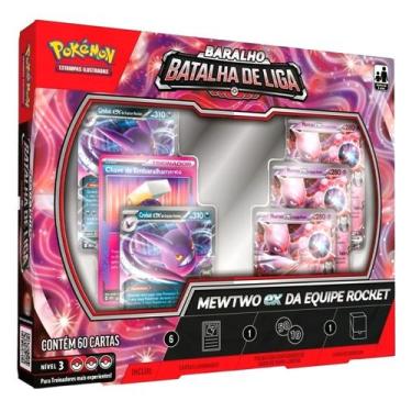 Imagem de Pokémon Mewtwo ex da Equipe Rocket Deck Baralho de Liga Oficial PT - C