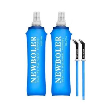 Imagem de Garrafa De Água Dobrável NEWBOLER De TPU Macio 250ml 500ml, Bolsa De Á