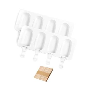 Imagem de Forma De Silicone Magnum Para Sorvete, Bandeja DIY Para Picolé De Suco