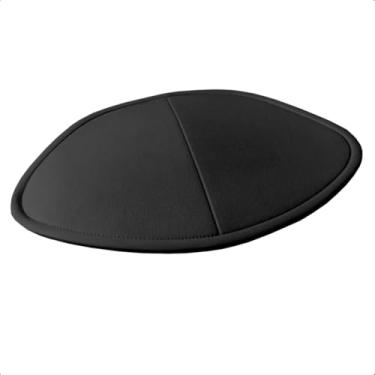 Imagem de Almofada Assento para Poltrona e Cadeira - Design Diamante Revestida com Corino, Preta ou Branca, Confortável e Durável, Versátil para Casa e Office (Preto)