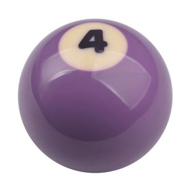 Imagem de TSudoku Puxador de engrenagem de bola de bilhar roxo 4 manípulos de marchas manípulo estilo legal alavanca de câmbio cabe na maioria dos veículos manuais automáticos de carro, TA15, 4