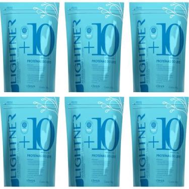 Imagem de Kit 6 Pó Descolorante Lightner Proteínas do Leite +10 Cless 300g