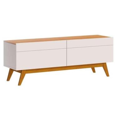 Imagem de Rack Bancada Classic 2 Gavetas 1.4 Off White Nature - Imcal