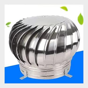 Imagem de Exaustor de chaminé anti-rascunho com tampa rotativa ventilação de aço inoxidável ventilador de teto para tubo de combustão (tamanho: 110 mm) (160 mm/6,3 polegadas)