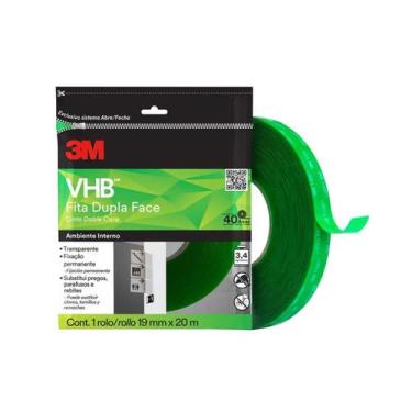 Imagem de FITA VHB 4910 DUPLAFACE TRANSP 19mmX20m FLOWPACK - 3M