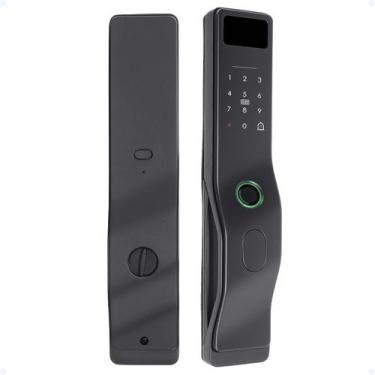 Imagem de Fechadura Digital Biométrica Wi-Fi Senha App Cartão Magnétic - Aitek