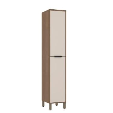 Imagem de Paneleiro 40cm 2 Portas Raso Aspen Luciane Móveis Vanilla/beige