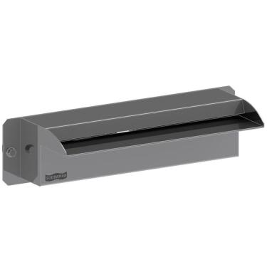 Imagem de Cascata De Parede Para Piscina Pratic Naburi 1 Metro Em Aço Inox 304 - Sodramar