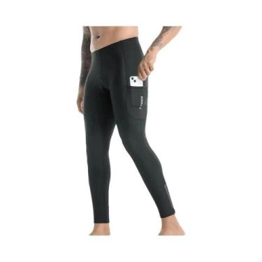 Imagem de Calças De Ciclismo Masculinas De Inverno Com Almofada De Gel 5D, Forra