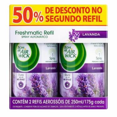 Imagem de Kit bom ar freshmatic lavanda 2 unidades