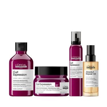 Imagem de Loreal Curl Expression Sh Moisturizing 300ml + Masc 3% 250ml + Mousse 