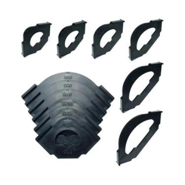 Imagem de Conjunto De 6 Peças De Gabaritos Para Máquina De Acabamento De Madeira