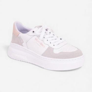 Imagem de Tênis Bottero Casual Em Couro Branco, Branco, 36