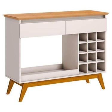 Imagem de Aparador Para Sala Classic Ad Off White Nature - Imcal - IMCAL MÓVEIS