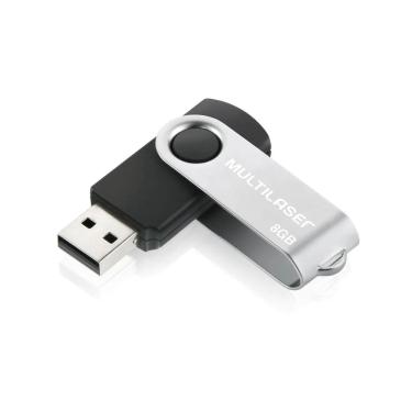 Imagem de Pen Drive Multilaser Twist 8gb Usb 2.0 PD587