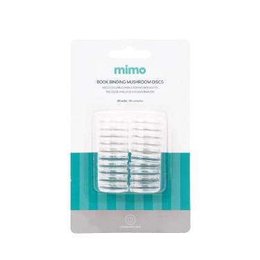 Imagem de Disco Cogumelo para Caderno Inteligente Transparente Mimo - 24 mm - 20