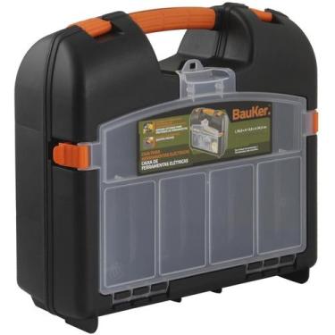 Imagem de Caixa para Furadeira 13,8x36,8cm Preto e Laranja - Bauker