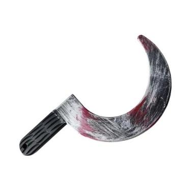 Imagem de Armas Falsas De Halloween, Faca Plástica E Foice, Acessórios De Cospla