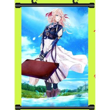 Imagem de Imagem de arte de parede Violet Evergarden Anime 40x60cm Pano