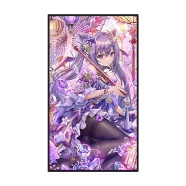 Imagem de Tela de pintura de parede Raiden Shogun Genshin Impact 80x40cm