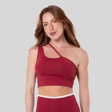 Imagem de Cropped Poliamida Academia Decote Quadrado Confortável-Feminino