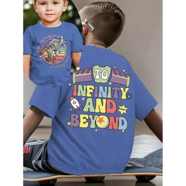 Imagem de Camiseta Infantil Buzz Lightyear Toy Story Filme Disney-Unissex