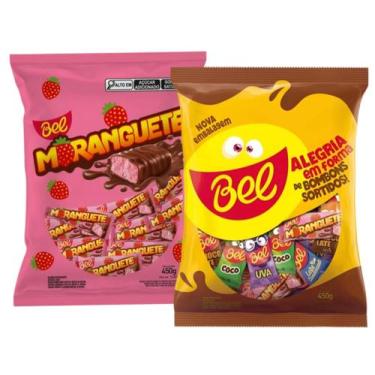 Imagem de Bombom Moranguete + Bombons Sortidos Bel 450g - 2 Pct