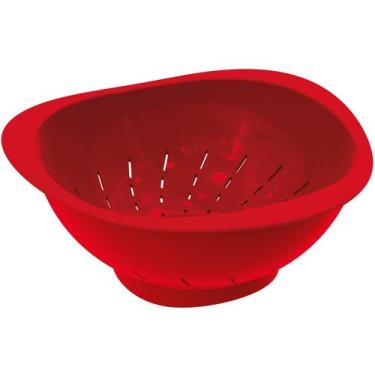 Imagem de Escorredor de Massa Vermelho Sólido - UZ, Vermelho