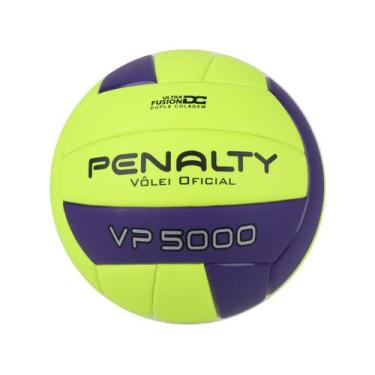 Imagem de Bola Vôlei VP 5000 X Oficial 5212712 - Penalty, Amarelo e Azul