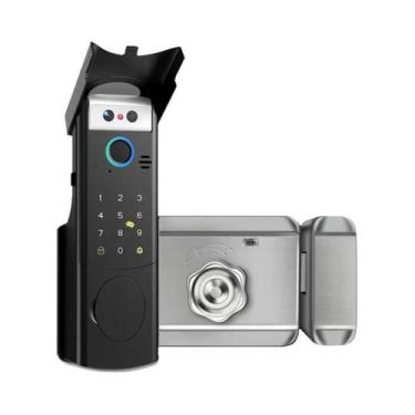 Imagem de Fechadura Inteligente À Prova d'Água Com Reconhecimento Facial, Wi-Fi 