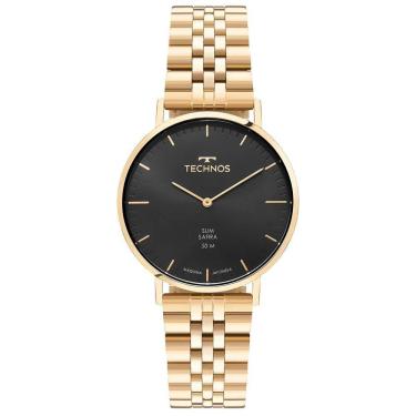 Imagem de Relógio Technos Masculino Slim Dourado - 2025LUI/1P