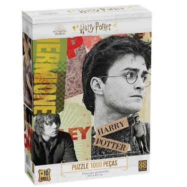 Imagem de Quebra-Cabeça - 1000 Peças - Harry Potter - Grow