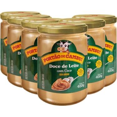Imagem de Doce de Leite com Coco Portão do Cambuí 400g (6 Potes)