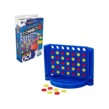 Imagem de Brinquedo Infantil Jogo Connect 4 Grab and Go Hasbro - 18627