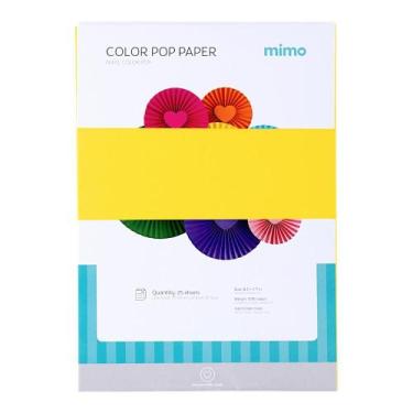 Imagem de Papel Color Pop Amarelo Sol Mimo - A4 - 180 gr - 25 unds