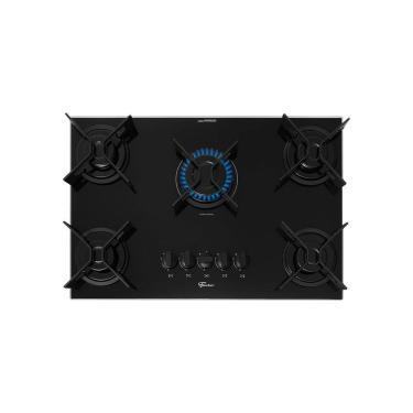 Imagem de Cooktop a Gás Fischer 5Q Fit Line Trempe Iron Bivolt 