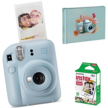 Imagem de Câmera Instax Mini 12 + Filme 10 Fotos + Álbum Lovers - Selfie e Expos
