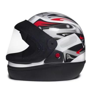 Imagem de Capacete Moto Fechado Automático Taurus San Marino Original, BRANCO, 6