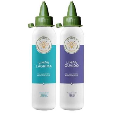 Imagem de Kit limpa lagrimas e ouvidos natural propovets para cães e gatos  - VE