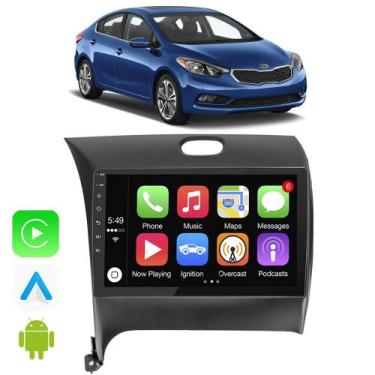 Imagem de Kit Central Multimidia Android Auto Kia Cerato 2013 A 2017 2018 2019 9