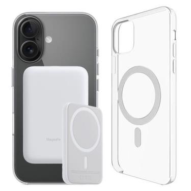 Imagem de Power Bank Carregador Portátil 5000mAh iPhone16, 16 Pro e Max com Capa