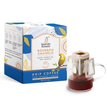 Imagem de Drip Coffee Bourbon Amarelo 10 unidades  Café Fazenda Floresta