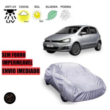 Imagem de Capa Automotiva para cobrir Carro FOX SEM FORRO M - Impermeável e Tota