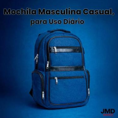 Imagem de Mochila para Trabalho e Estudo com Compartimento Notebook e Zíper Refo