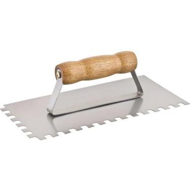 Imagem de Desempenadeira de aço dentada fechada 255mm x 120mm VONDER