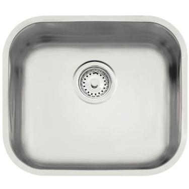 Imagem de Cuba Embutir Tramontina Lavínia 20,5L Inox 40x34cm Válvula
