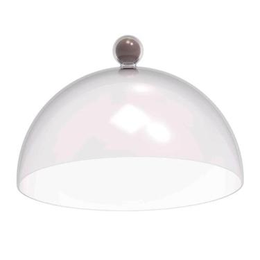 Imagem de Cúpula de Plástico 30cm para Bolos Tortas Doces Pratos Bubble Crippa A