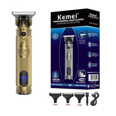 Imagem de Aparador Eletrico kemei KM 700h 4EM1 Cabelo Barba Bigode e Corpo